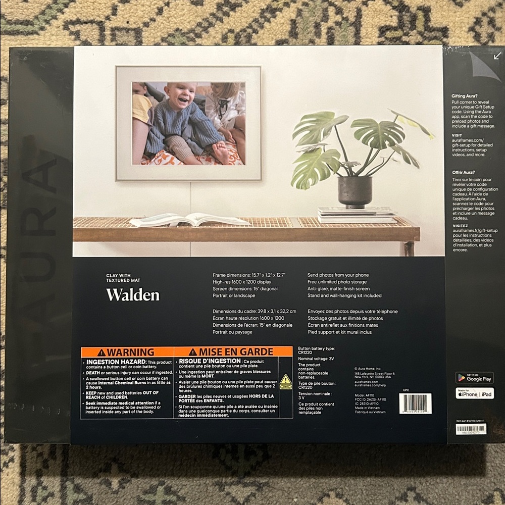 Aura Walden Digital Frame - Picture 3 of 3
